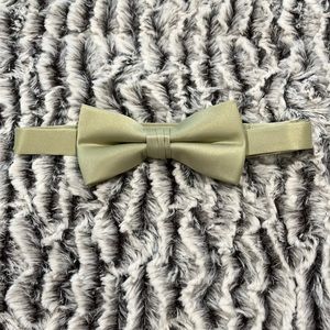 Mens Sea-foam Green Bow Tie and Suspenders
